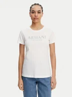 Koszulki i topy damskie - Armani Exchange T-Shirt XW000387 AF10354 U0002 Biały Regular Fit - miniaturka - grafika 1