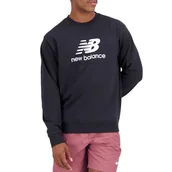 Bluzy męskie - Bluza New Balance MT31538BK - czarna - miniaturka - grafika 1