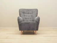 Fotele - Fotel szary, skandynawski design, produkcja: Dania - miniaturka - grafika 1