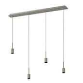 Lampy sufitowe - Oprawa wisząca Decor Needle Linear E27 bez żarówki beżowa - miniaturka - grafika 1