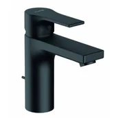Baterie umywalkowe - KLUDI 482903965 ZENTA SL jednouchwytowa bateria umywalkowa, 100, zestaw odpł.; czarny mat - miniaturka - grafika 1
