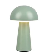 Lampy stojące - Trio Leuchten Lampa stołowa zielona z akumulatorem LED i 3-stopniowym dotykowym ściemniaczem IP44 - Daniel - miniaturka - grafika 1