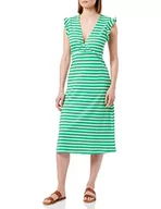 Sukienki - ONLY Women's ONLMAY S/L WRAP Dress Box JRS sukienka midi, Kelly Green, L, zielony (Kelly Green), L - miniaturka - grafika 1