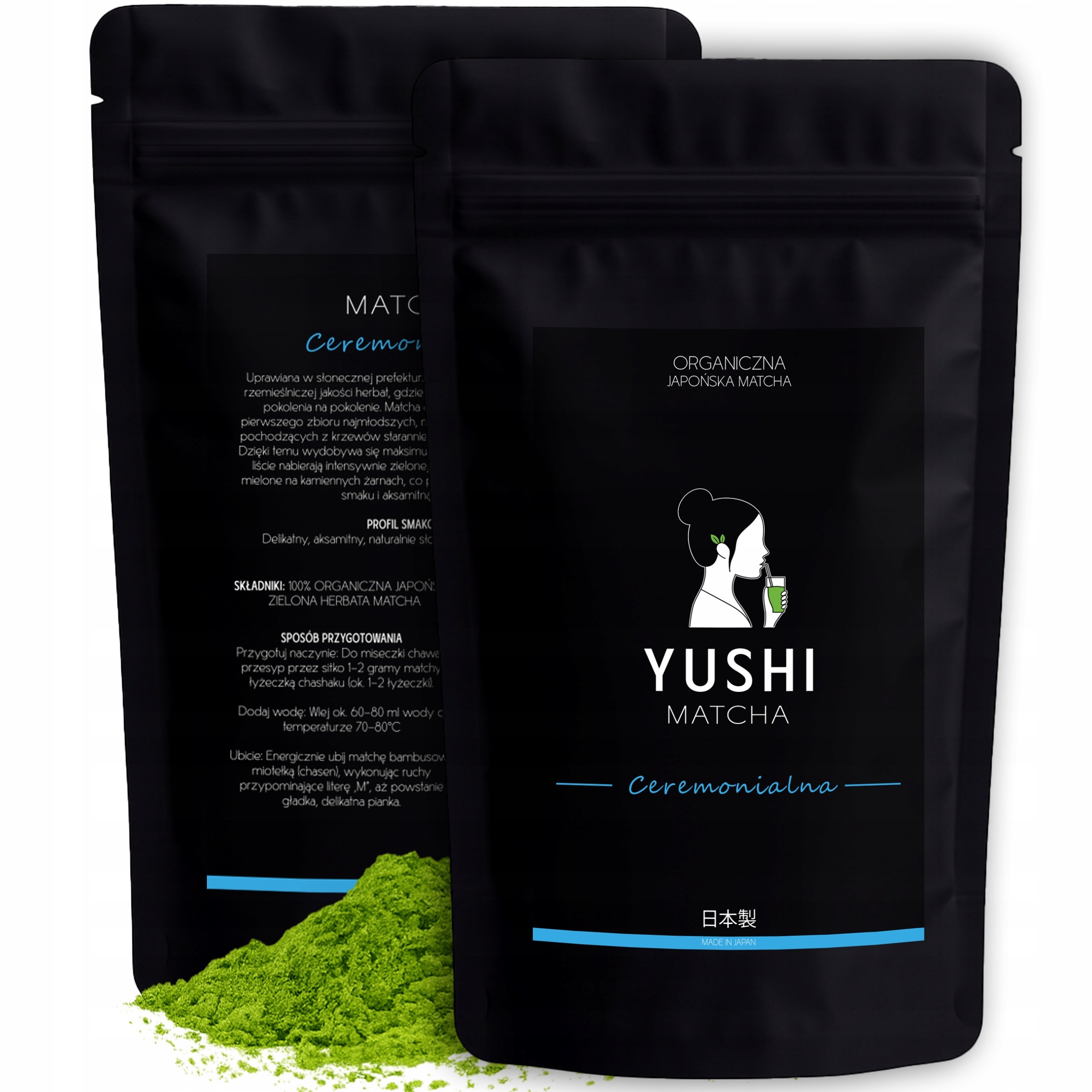 Herbata Matcha Japońska Ceremonialna 100g Yushi Matcha
