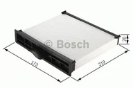 Filtry kabinowe - Filtr kabinowy BOSCH 1987432218 CU1526 1987432218 - miniaturka - grafika 1