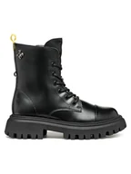 Buty dla dziewczynek - Geox Kozaki J Maquinnens Girl J46M6B 000CN C9999 S Czarny - miniaturka - grafika 1