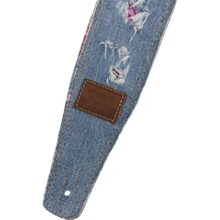 Fender x Wrangler Ripped Denim Strap Indigo - Inne akcesoria gitarowe - miniaturka - grafika 2