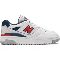Sneakersy damskie - New Balance Buty Sneakersy Białe 550 GSB550ED - miniaturka - grafika 1