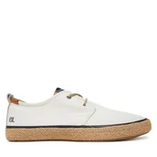 Espadryle męskie - Espadryle Pepe Jeans PMS10332 Écru - miniaturka - grafika 1
