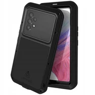 Etui i futerały do telefonów - Love Mei Etui Pancerne + szkło Galaxy A53 5G, czarne 6932809617230 - miniaturka - grafika 1