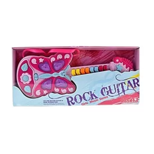 GITARA INTERAKTYWNA DLA DZIECI INSTRUMENT MUZYCZNY DŹWIĘK ŚWIATŁO - Instrumenty muzyczne dla dzieci - miniaturka - grafika 1