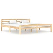 Łóżka - vidaXL Lumarko Rama łóżka z litego drewna sosnowego, 180 x 200 cm 322066 - miniaturka - grafika 1