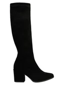 Kozaki damskie - Wojas Skórzane kozaki w kolorze czarnym - miniaturka - grafika 1