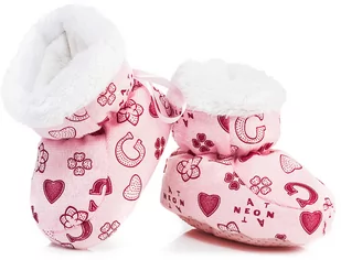 Niechodki dla niemowlaka – buciki 6-12 m. dł.12 cm - Buty dla dziewczynek - miniaturka - grafika 1