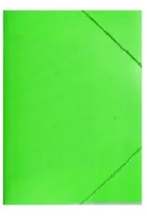 Teczka z gumką A4 pozioma neonowa zielona PP STRIGO na dokumenty - Teczki i skoroszyty - miniaturka - grafika 1