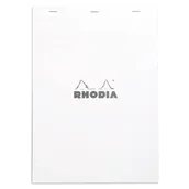 Notesy i bloczki - Blok Rhodia N°18 A4 21x29,7 cm, kratka, biały - miniaturka - grafika 1