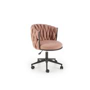 Fotele i krzesła biurowe - Fotel Obrotowy Gabinetowy Talon Różowy Halmar - miniaturka - grafika 1