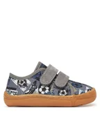 Buty dla chłopców - Froddo Kapcie Barefoot Canvas G1700379-27 M Szary - miniaturka - grafika 1