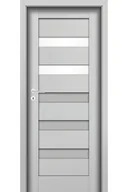 Drzwi wewnętrzne - Pol-Skone Dzwi Wewnętrzne Z Szybą Unito W2S Laminowane Platino - miniaturka - grafika 1