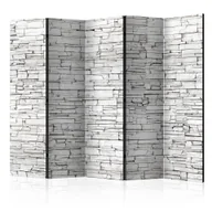 Parawany - Parawan 5-częściowy - Białe zaklęcie II [Room Dividers] (rozmiar 225x172) - miniaturka - grafika 1