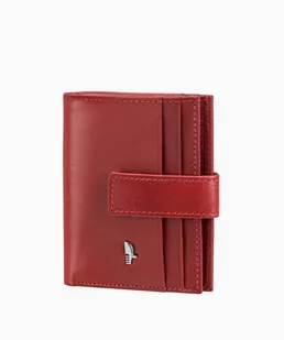 PUCCINI Skórzane etui na karty i dokumenty w kolorze czerwonym - Etui na klucze - miniaturka - grafika 1