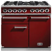 Kuchenki gazowo-elektryczne - Kuchnia gazowo-elektryczna FALCON Deluxe 100 Wiśniowy szczotkowany nikiel - miniaturka - grafika 1