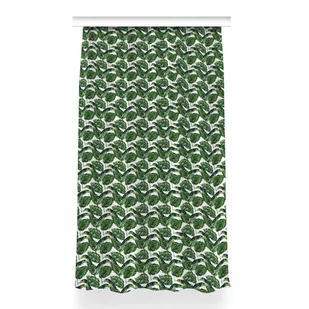Zasłona z nadrukiem gotowa Monstera wzór 150x260, Fabricsy - Zasłony - miniaturka - grafika 1