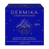 Kremy do twarzy - Dermika Luxury Neocollagen 60+ kolagenowy krem naprawczy do redukcji zmarszczek i bruzd na dzień i na noc 50ml - miniaturka - grafika 1