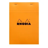Notesy i bloczki - Blok Rhodia N°16 A5 14,8x21 cm, kratka, pomarańczowy - miniaturka - grafika 1