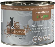 Mokra karma dla kotów - catz finefood monoproteinowa zooplus 6 x 200 g - Dzik - miniaturka - grafika 1