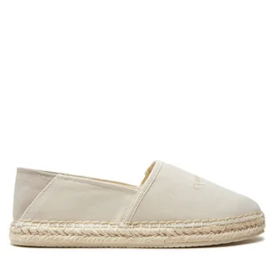 Espadryle Calvin Klein Jeans Espadrille Ml Btw YW0YW01376 Écru - Espadryle damskie - miniaturka - grafika 1