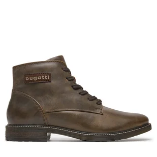 Kozaki Bugatti BUGATTI-3117823L1000 6100 DARK BROWN Brązowy - Buty zimowe męskie - miniaturka - grafika 1