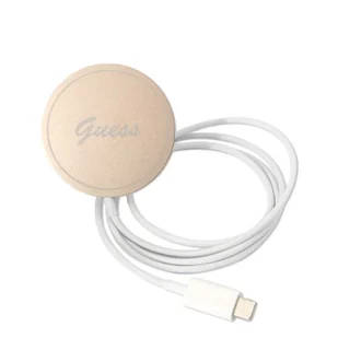 Guess Zestaw GUBPP14MH4EACSW Case+ Charger iPhone 14 Plus 6,7" brązowy/brown hard case 4G Print MagSafe - Etui i futerały do telefonów - miniaturka - grafika 8