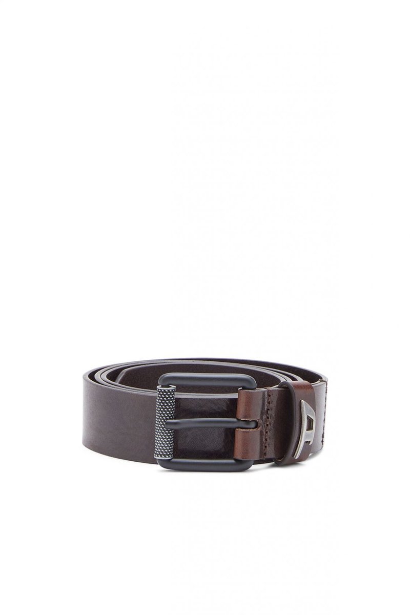 Pasek unisex diesel cinture x09396 p1506 b dave brązowy