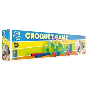 Gra plenerowa Miękki krokiet Soft Croquet Game 3+ - Zabawki i gry sportowe - miniaturka - grafika 1