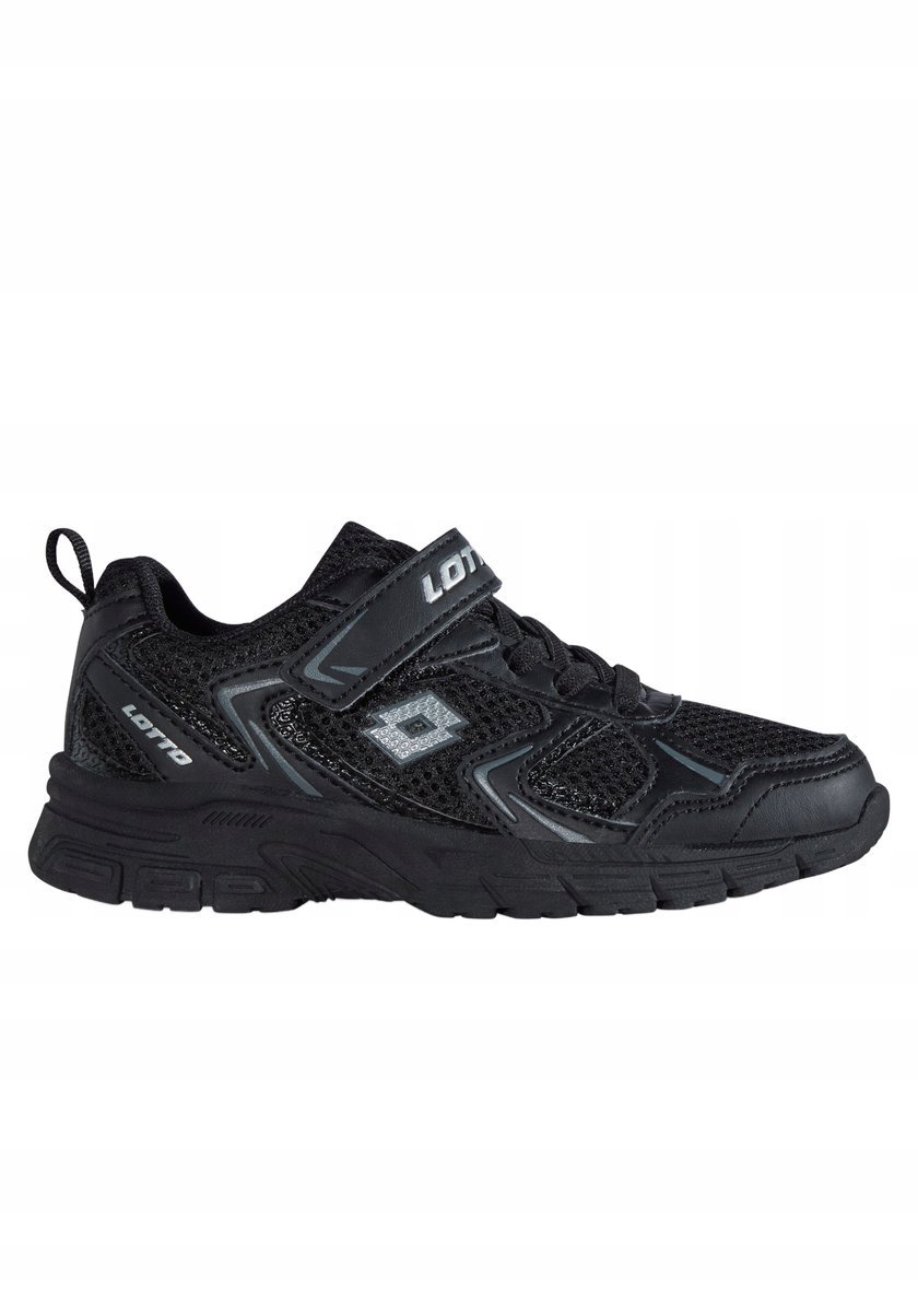 LOTTO CZARNE SPORTOWE BUTY DZIECIĘCE MESH I PASEK 31 26CA