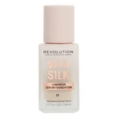 Podkłady do twarzy - MAKEUP REVOLUTION Skin Silk Serum Foundation Podkład do twarzy F1 23ml - miniaturka - grafika 1