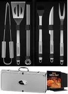 Akcesoria do grilla - Zestaw akcesoria do GRILLA STILHOFF sztućce przybory 15szt 9+walizka+5xmata - miniaturka - grafika 1