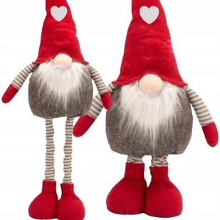 SKRZAT KRASNAL ŚWIĄTECZNY NOGI TELESKOPOWE STOJĄCY GNOM MIKOŁAJ DUŻY XXL - Ozdoby bożonarodzeniowe - miniaturka - grafika 1