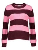 Swetry damskie - Vila Sweter "Polana" w kolorze różowo-bordowym - miniaturka - grafika 1