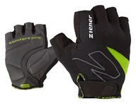 Rękawiczki rowerowe - Rękawiczki męskie letnie Ziener CRAVE - Czarny/Fluo - 9,5 - miniaturka - grafika 1