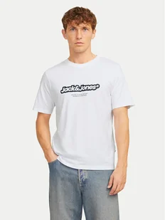 Jack&Jones T-Shirt Vesterbro 12265740 Biały Relaxed Fit - Koszulki męskie - miniaturka - grafika 1