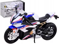 Samochody i pojazdy dla dzieci - Motocykl S1000RR dźwięk światło biały ścigacz - miniaturka - grafika 1