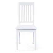 Krzesła - 2x krzesło do jadalni w wiejskim domu białe krzesło Wright drewniane krzesło zestaw krzeseł kuchennych - miniaturka - grafika 1