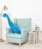 Maskotki i pluszaki - Dinozaur Tobi 110Cm Miś Gustaw, Niebieski - miniaturka - grafika 1