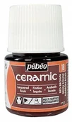Farby i media malarskie - PEBEO FARBY DO CERAMIKI 45ML RED BROWN - miniaturka - grafika 1
