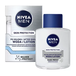 NIVEA MEN Woda po goleniu Silver Protect 100ml - Balsamy po goleniu - miniaturka - grafika 1