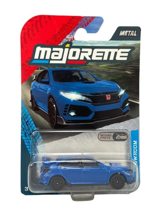 MAJORETTE SHOWROOM HONDA CIVIC TYPE R NIEBIESKI 1:58 8502000000
