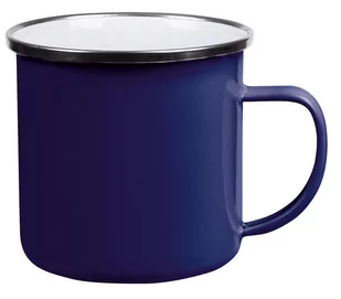 Emaliowany kubek VINTAGE CUP, niebieski - Kubki - miniaturka - grafika 1