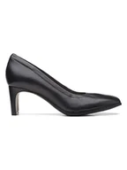 Czółenka - Clarks Skórzane czółenka "Seren" w kolorze czarnym - miniaturka - grafika 1